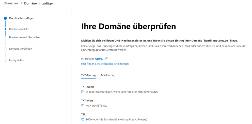 Email einrichten