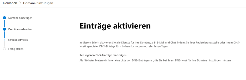 Email einrichten